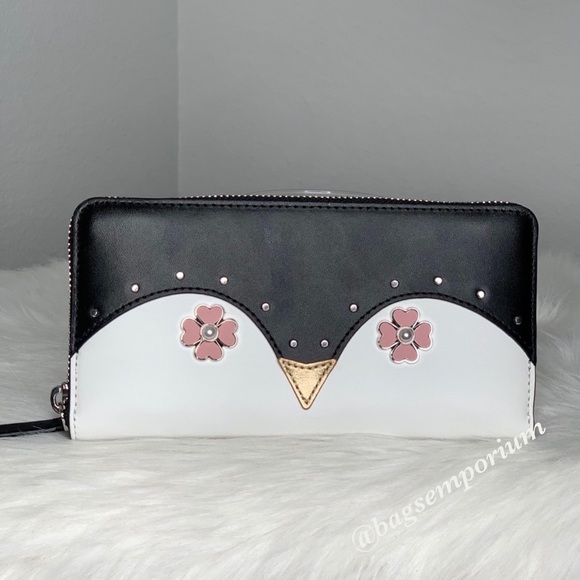 Kate Spade Frosty Penguin Large Continental Wallet - Picture 8 of 8